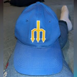 Vintage SEATTLE MARINERS Safeco Night 1997 Snapback Hat Cap